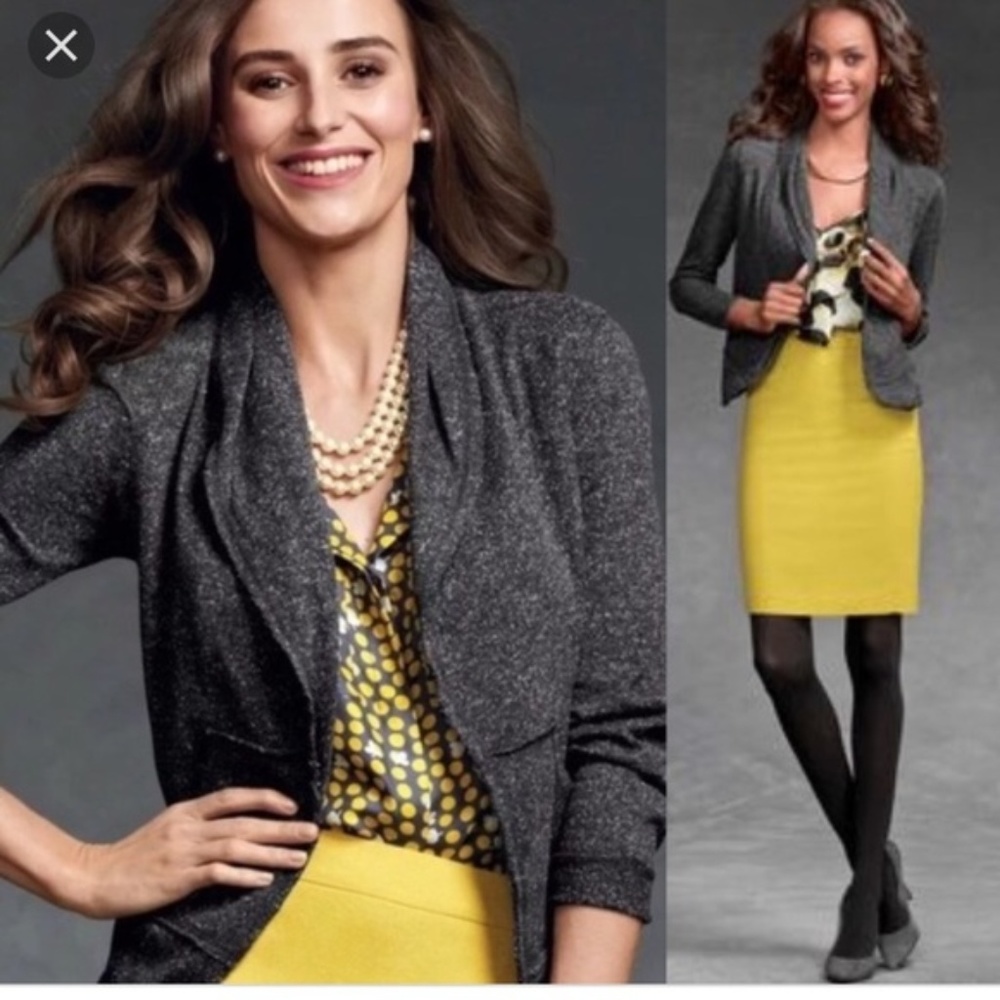 CAbi #170 Fleck Gray Cardigan Jacket